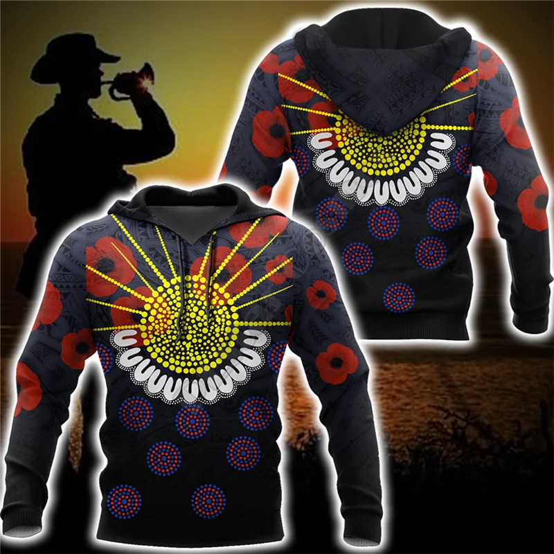 

New Zealand Maori And Australia Aboriginal We Are Family 3D Printed Hoodies zipper hoodie women men Pullover streetwear 02