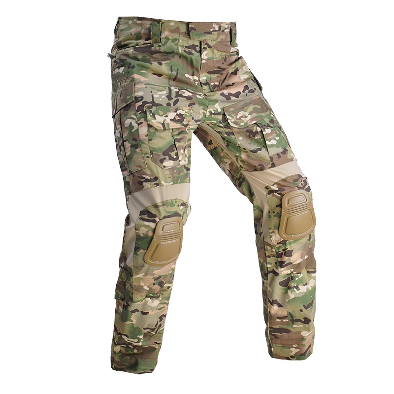 

HAN WILD G3 Tactical Pants Camouflage Military Cargo Pants Work Clothing Combat Uniform Paintball Multi Pockets Pants Knee Pads
