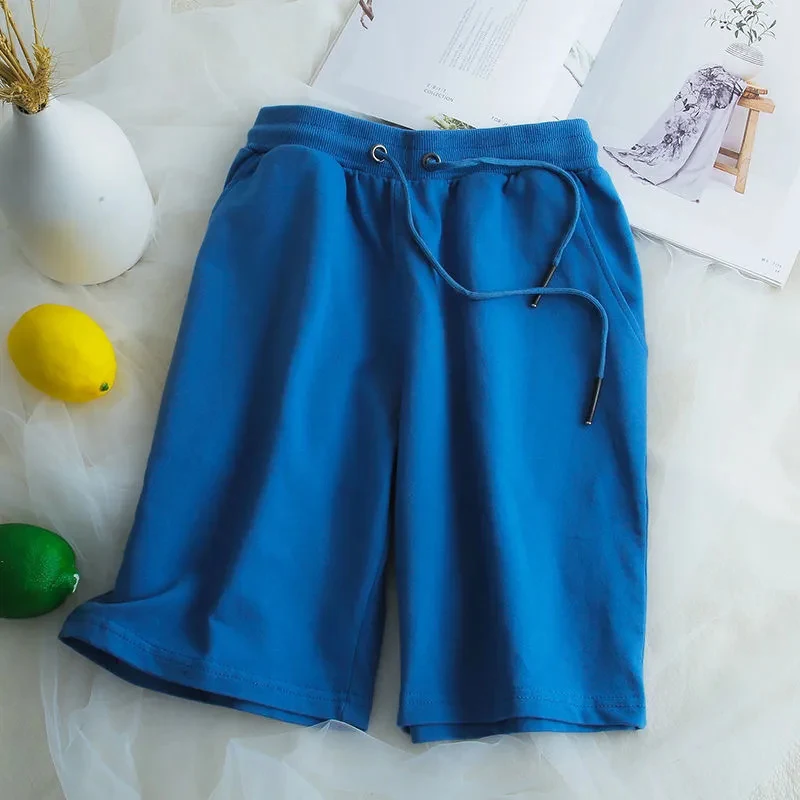 High Waist Baggy Short Sweatpants Women Summer New Straight Szorty Casual Lace Up 2023 Oversize Cortos Pantalones