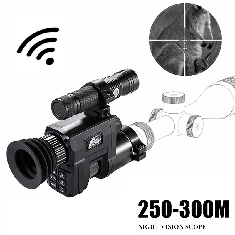 

Охотничий оптический прицел с Wi-Fi и управлением через приложение