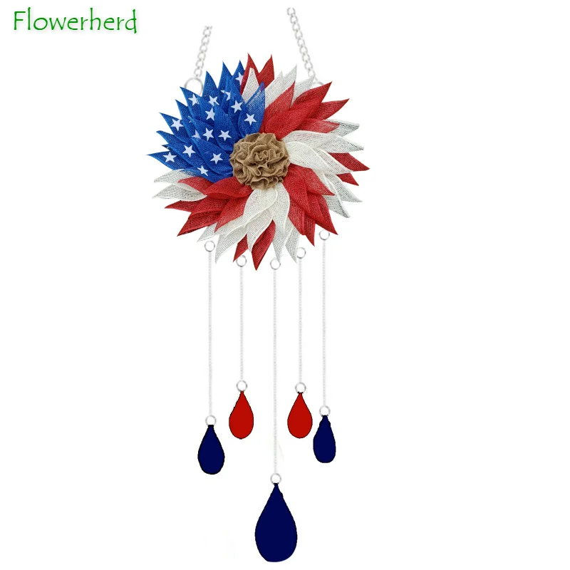 

American National Day Independence Day Seven-star Ladybug Bell Decorations Family Holiday Dress Props Mother 's Day Decorations