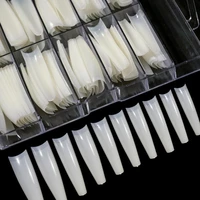 100pcs extensions nail universal safe durable water pipe extensions nail for girl full nail patch false nails