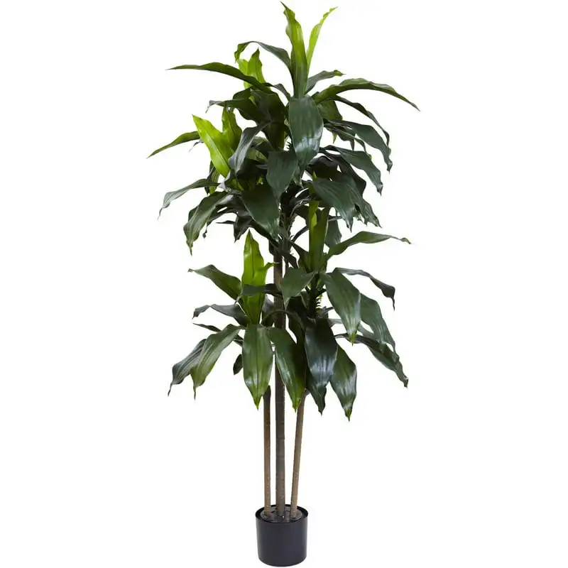 

Dracaena Plastic Artificial Plant UV Resistant (Indoor/Outdoor), Green
