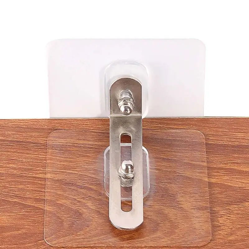 

Furniture Wall Anchor Self-Adhesive Child Proofing Baby Proofing Anti Tip Furniture Anchors Kit Cabinet Wall Anchors Protect