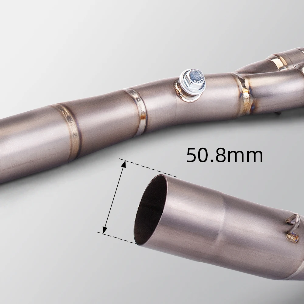 Для YAMAHA R3 R25 MT03 2015-2025 полная выхлопная система мотоцикла из титанового сплава