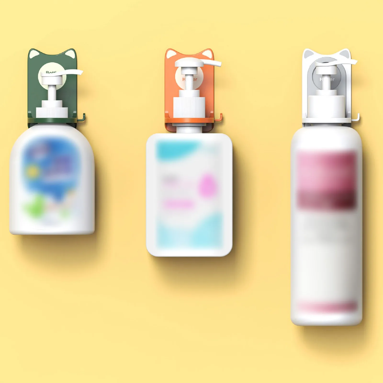 

Cute Holder Strong Holder Wall Mount Hook Seamless Sticker Home Kitchen Bathroom Hook Up