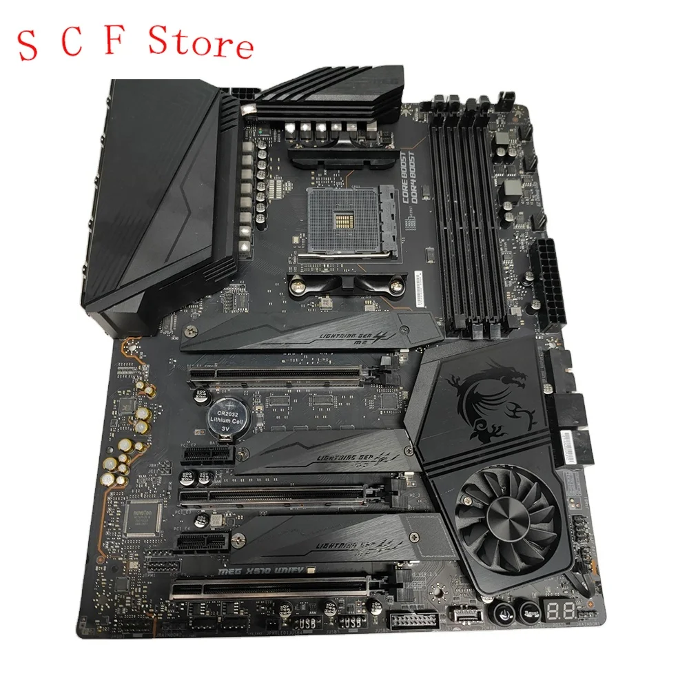 

For MEG X570 UNIFY For Msi AM4 DDR4 128G PCI-E 4.0 M.2*3 SATA3 USB3.2 ATX Desktop Motherboard