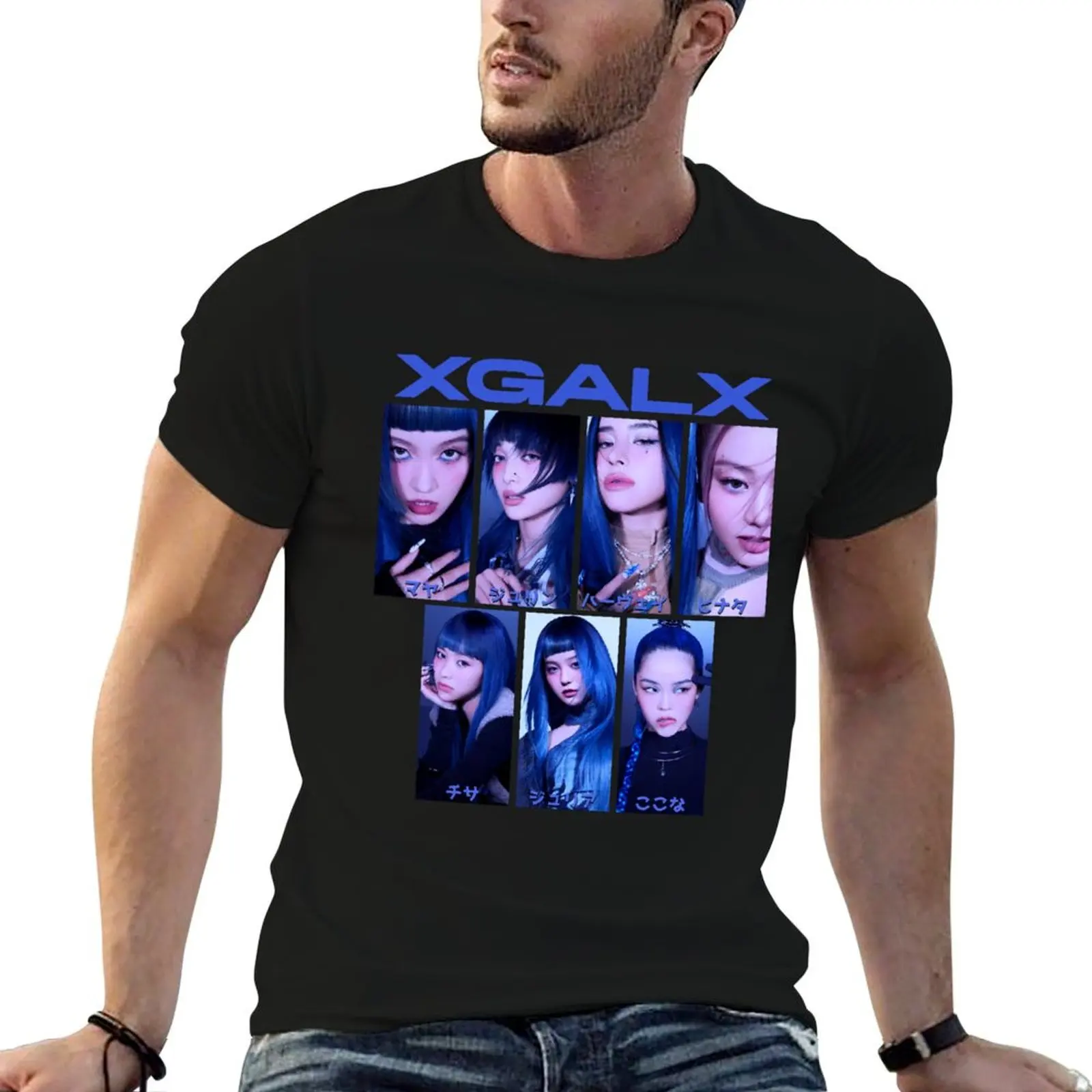 Фото Футболка XG XGALX KPOP JPOP POP (Jurin, Harvey, Chisa, Hinata, Maya, Juria, Cocona) для фитнеса, быстросохнущая, с коротким рукавом №1