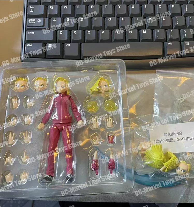 В наличии Class E Adventurer Dragon Ball Super Android No 18 аксессуары с открытым воротником аниме