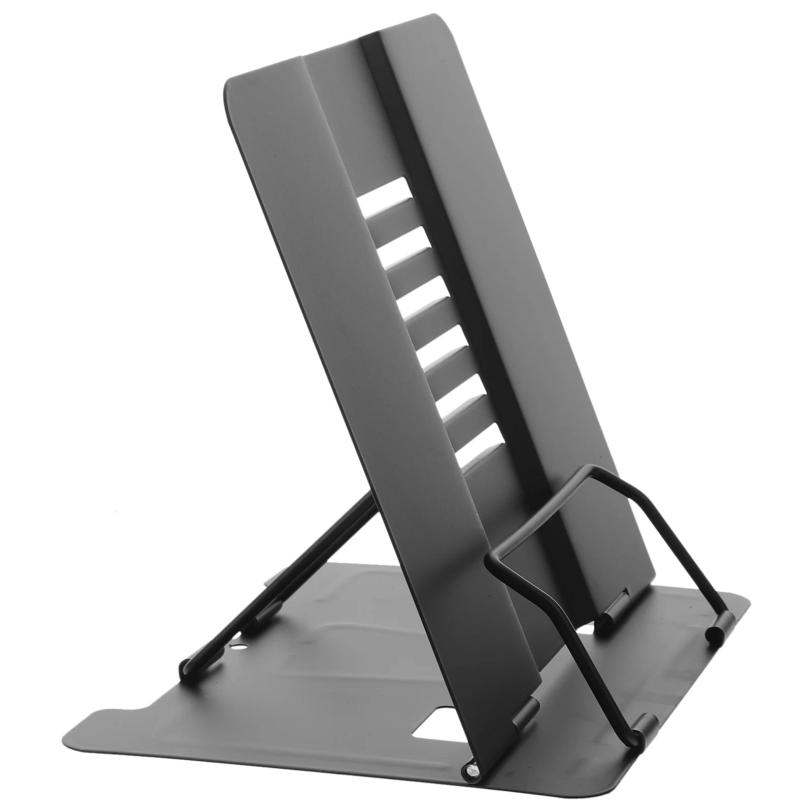

Bookshelf Holder Folding Stand Portable Desktop Toddlers Iron Support Rack Reading Learning Office Collapsible Laptop