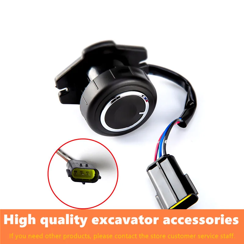 

For DOOSAN DH DX DAEWOO 150 200 215 225-5-7 Throttle Knob Throttle Switch high quality excavator accessories Free shipping