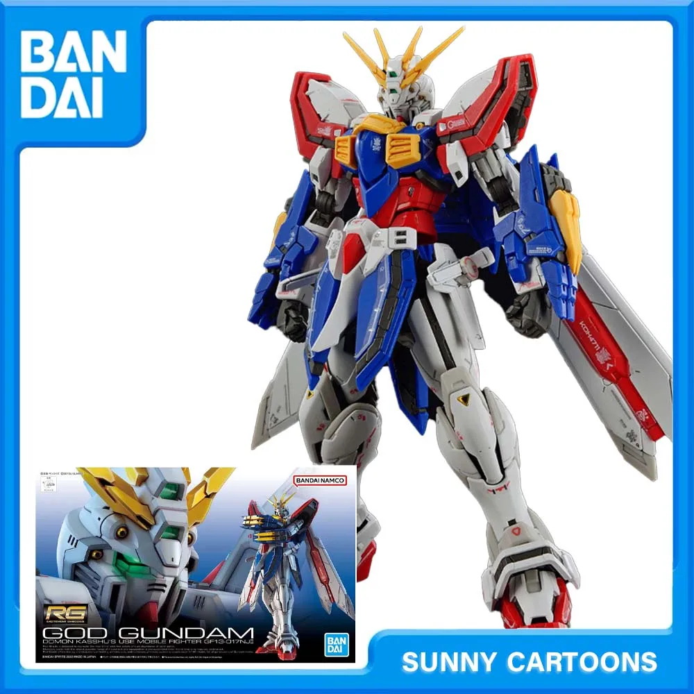 Оригинальная экшн-фигурка Bandai Gundam Rg God Gf13-017Njii модель игрушки
