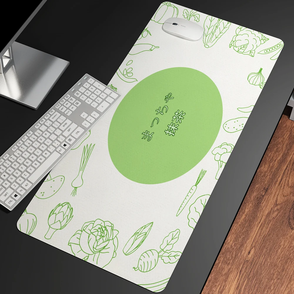 

Cute Anime Mouse Pad Mause Matcha Green Office Desk Mat Computer Deskmat Mousepad Kawaii Office Accessories Pc Table Rug Xxl
