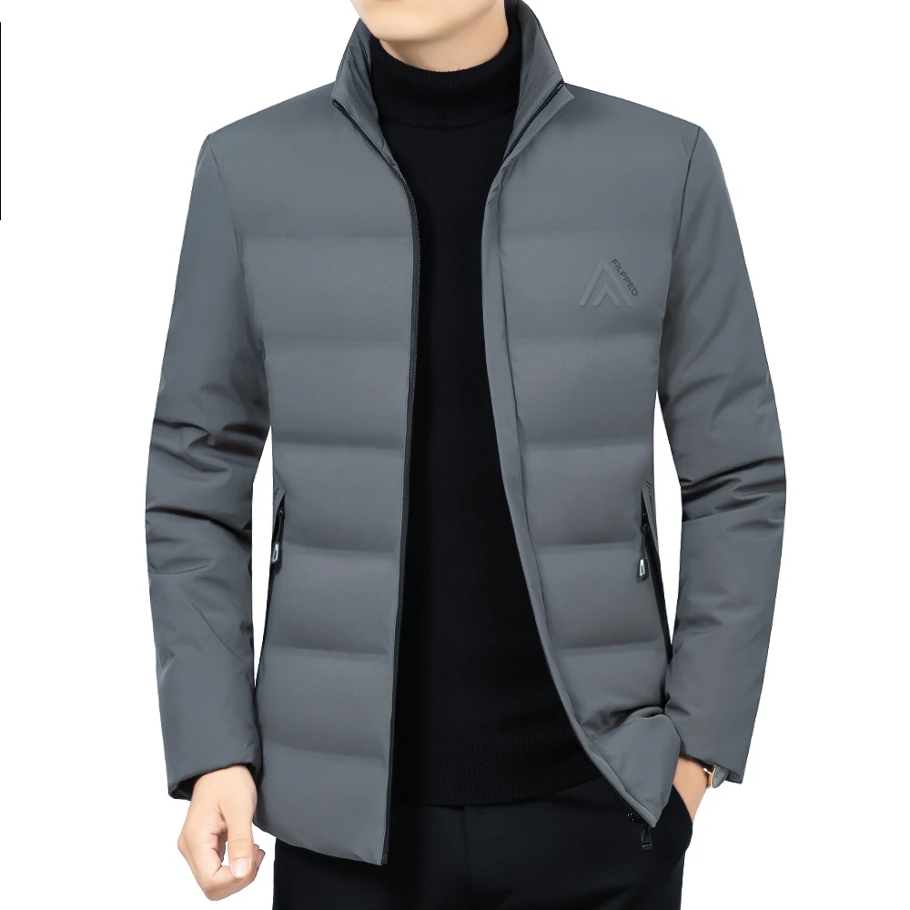2023 Men Winter Parka mid-Length 3 colors Windproof Warm Jacket Outwear Coat Plus Size 4XL