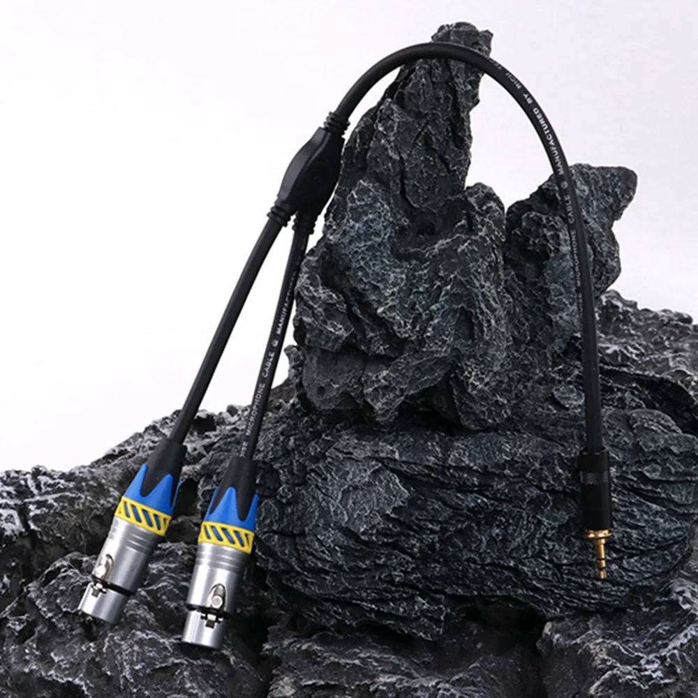 Двойной кабель для стереомикрофона XLR-3 5 мм 2 3-контактного разъема XLR Female к 3