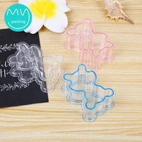 creative transparent candy box diy personalized wedding gift box baby shower favors bear plastic candy storage gift container