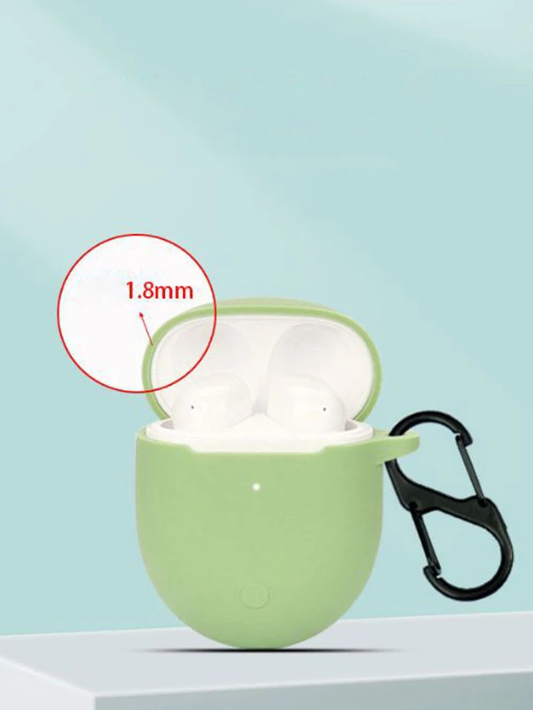 Силиконовый чехол с карабином для наушников Redmi Buds 4