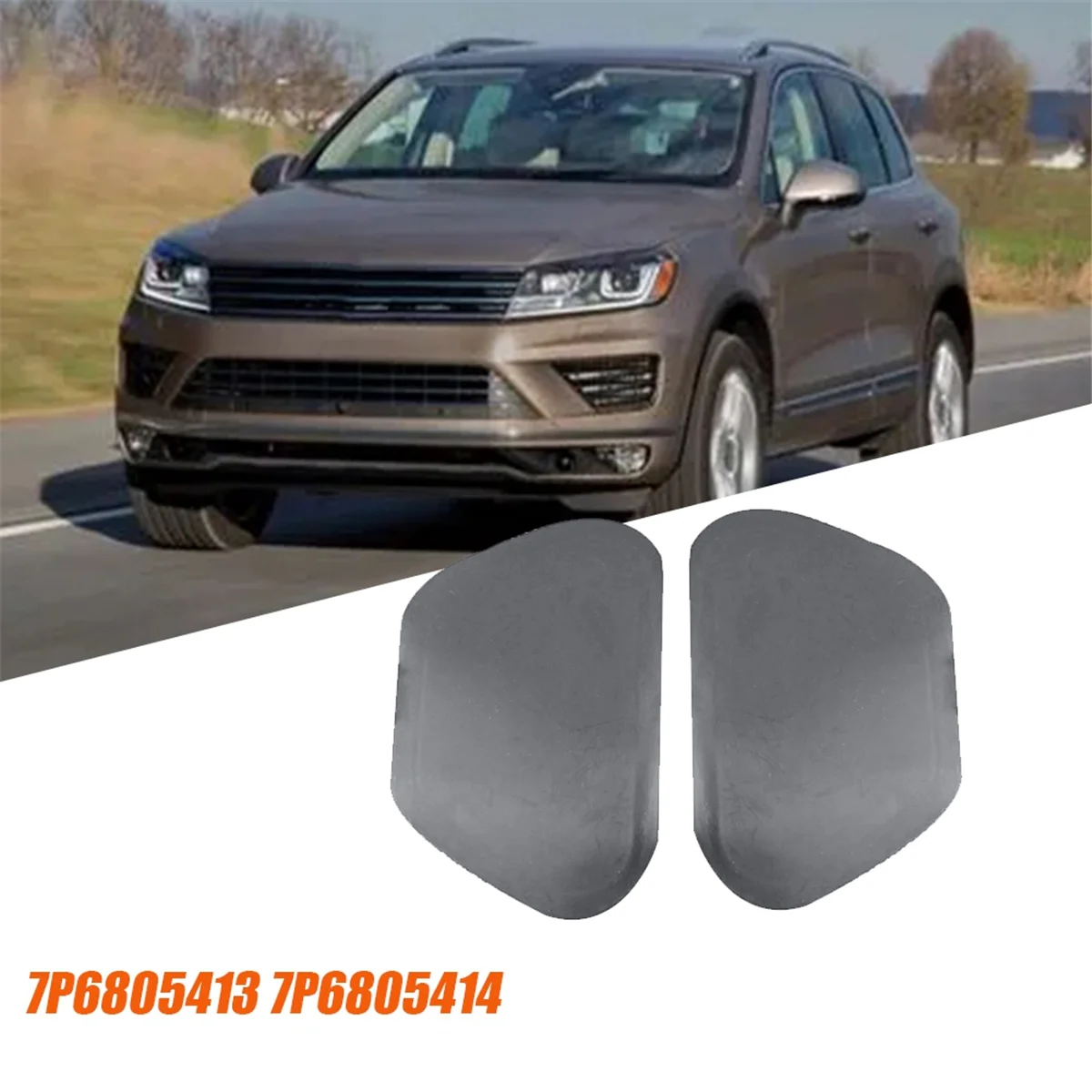 1 пара удлинительных колпачков для автомобильного брызговика 7P6805413 7P6805414 VW Touareg