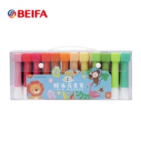 beifa 122436pcs diy dual tip markers set kawaii marker pens chisel tip bullet tip for students stationary school supplies