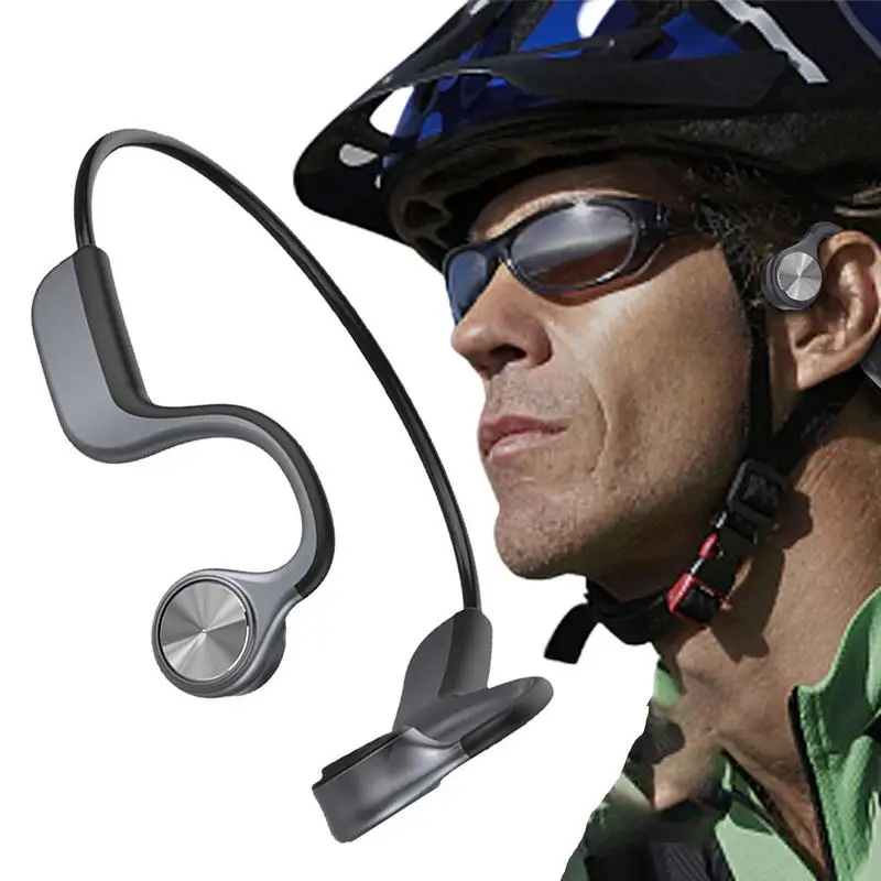 

E9 новейшие беспроводные наушники костной проводимости 5,0 бинауральные стереонаушники гарнитура для слуховой косточки водонепроницаемые с...