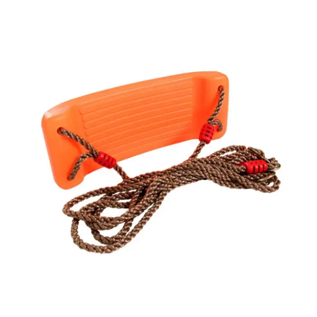 Набор уличных качелей толщиной 4 см с регулируемыми веревками для парка сада