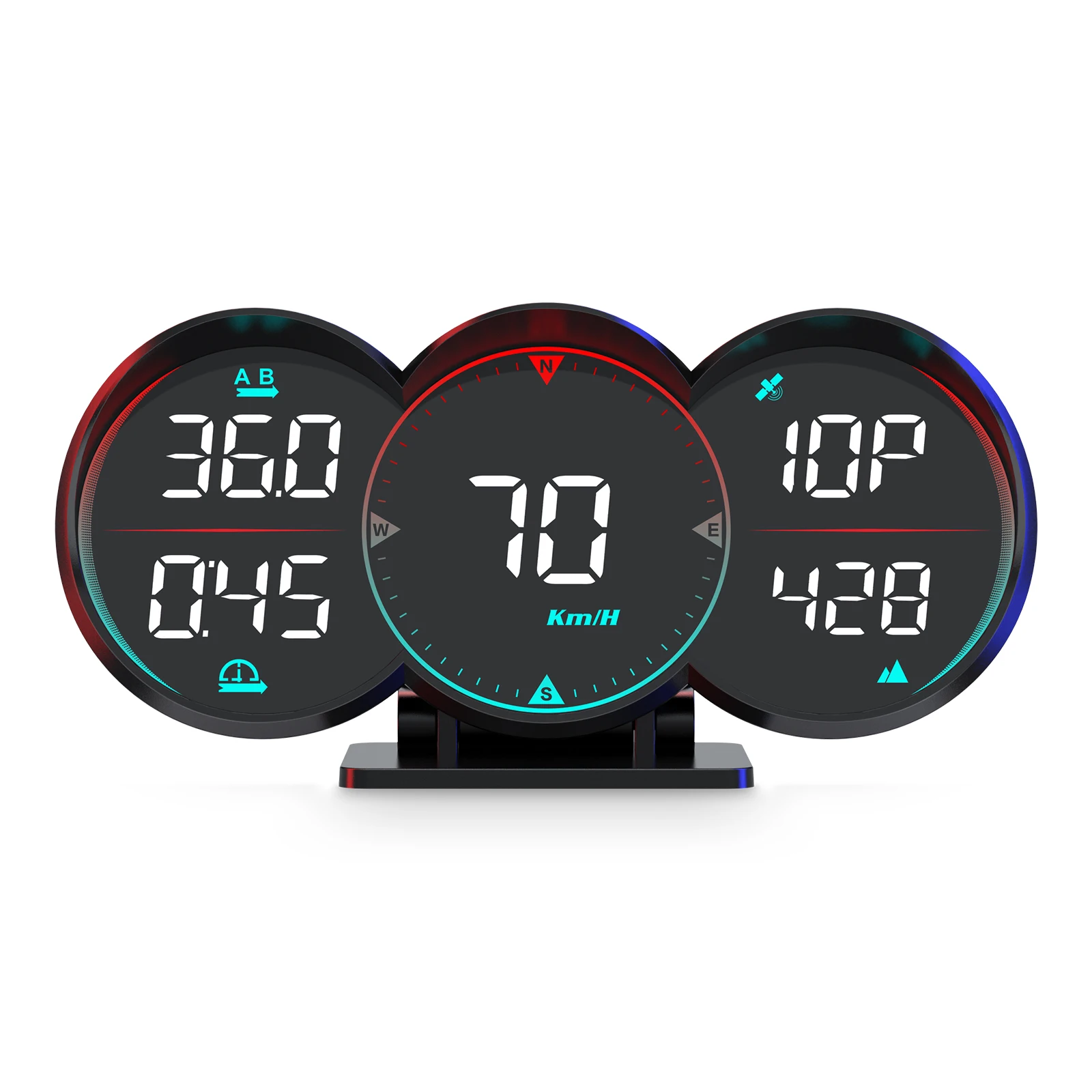Цифровой GPS-Спидометр G17 Спидометр с сигналом превышения скорости компасом