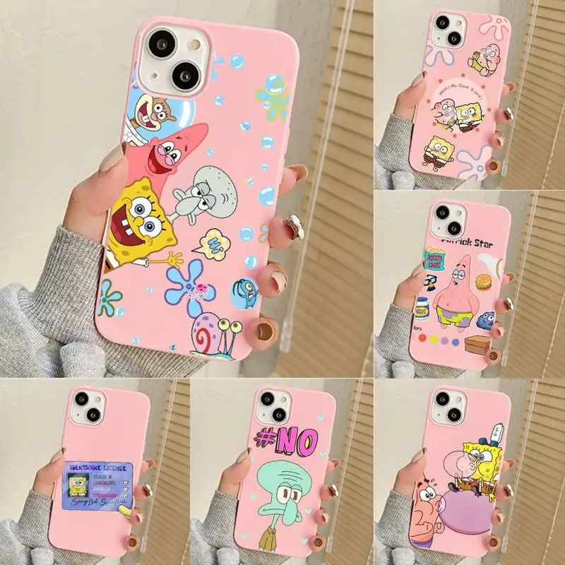 

Spongebob Patrick Star Phone Case For Iphone 7 8 Plus X Xr Xs 11 12 13 Se2020 Mini Mobile Iphones 14 Pro Max Case