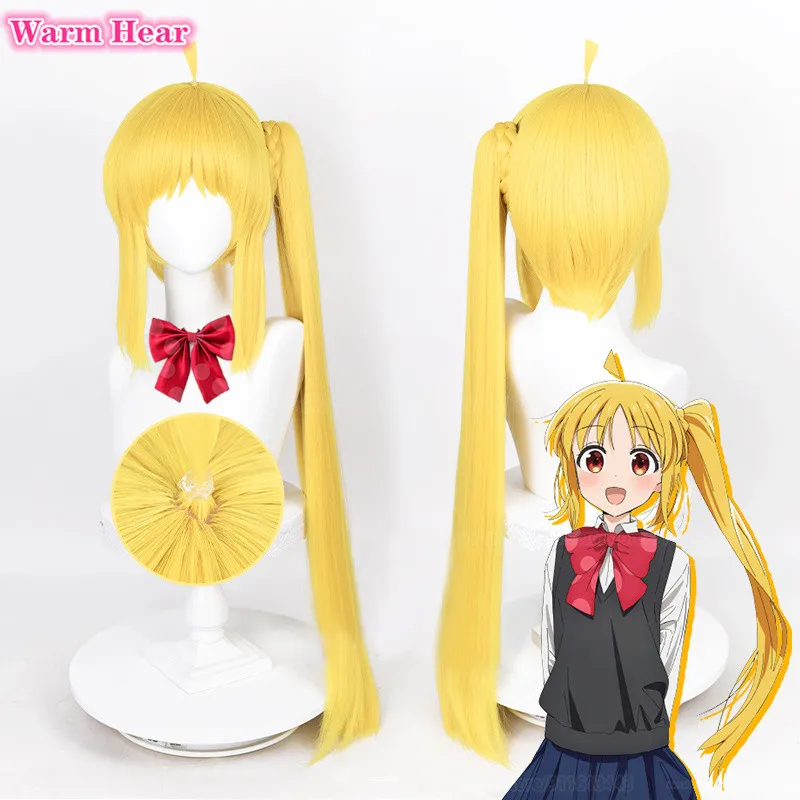 

Аниме BOCCHI THE ROCK! Ijichi Nijika косплей парик длинный 82 см желтый парик термостойкие волосы Хэллоуин вечевечерние женские парики + шапочка парика