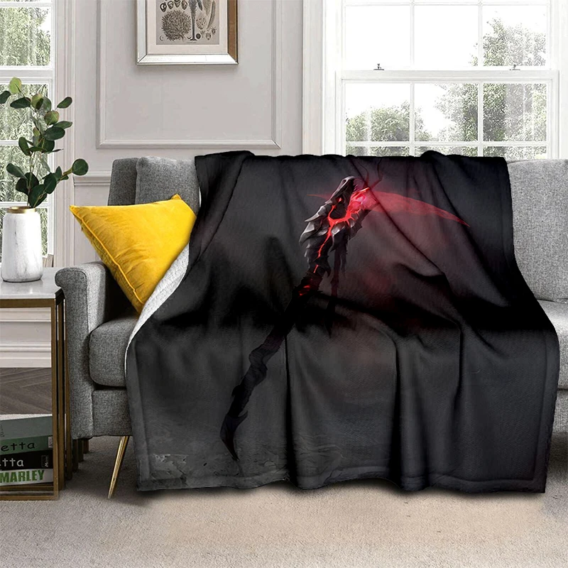 

Art Printed Cold Weapon Flannel Sofa Bed Throwing Blankets Anime Blanket Gedruckt Bettdecke Sofa Geschenk Soft Plush