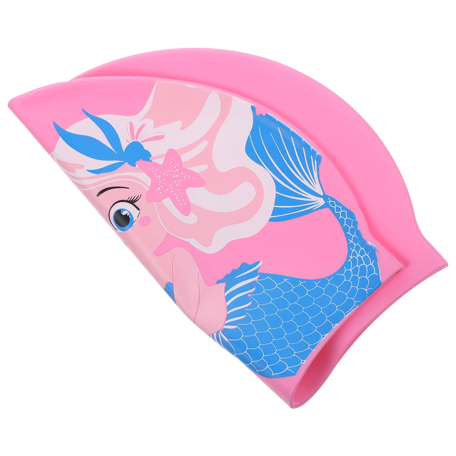 

Children's Silicone Swimming Cap Waterproof Fashionable Cute Silica Gel Kids Hat