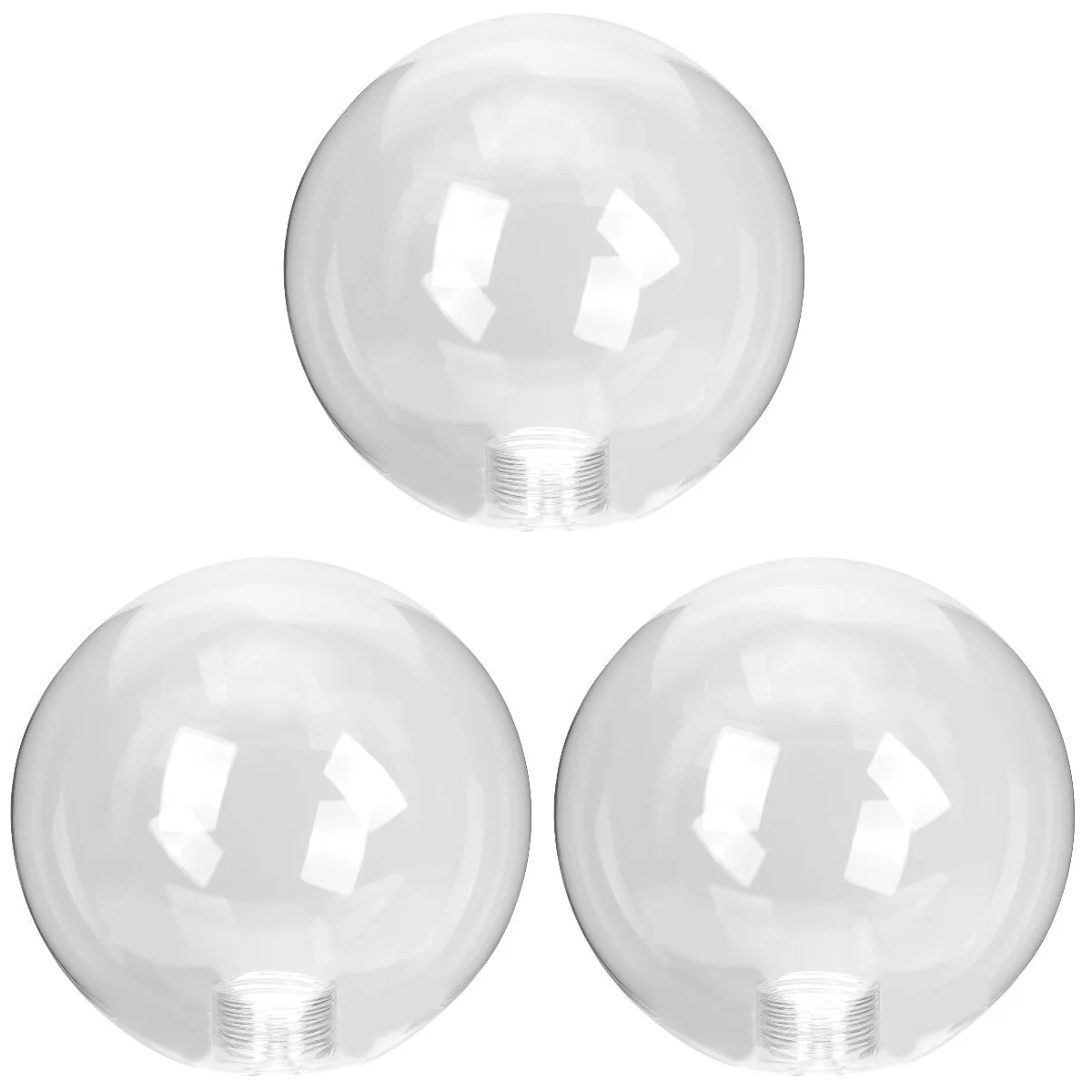 

3pcs Glass Vintage Lamp Shades 100mm Globe Light G9 Base Modern Vintage Lamp Shades Accessory