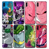 dragonball phone case for samsung galaxy a10 a30s a40 a50 a60 a70 a80 s a90 a7 a8 2018 black soft cover bad guy majin buu anime