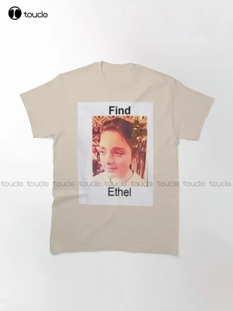 Трендовая футболка Find Ethel на заказ для взрослых и подростков унисекс футболки с