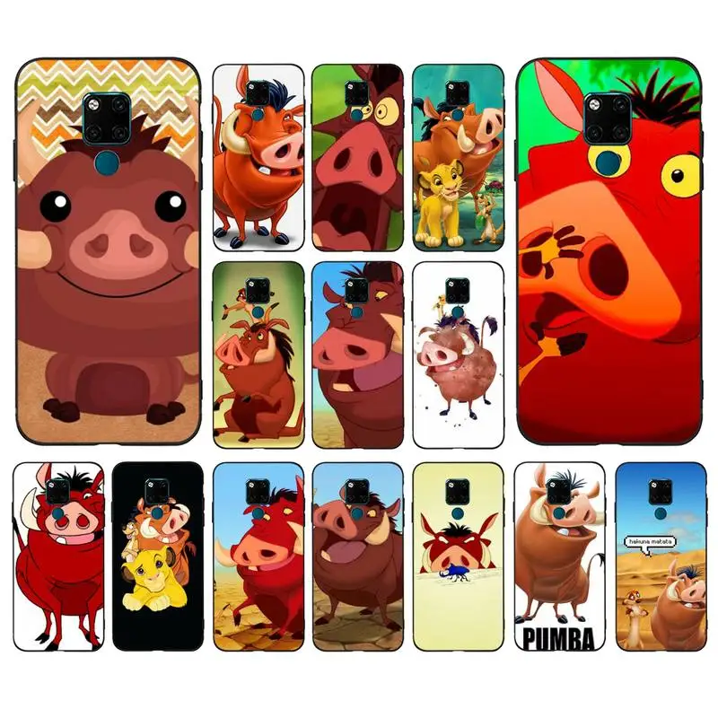 

Disney PUMBAA Phone Case for Huawei Mate 20 10 9 40 30 lite pro X Nova 2 3i 7se