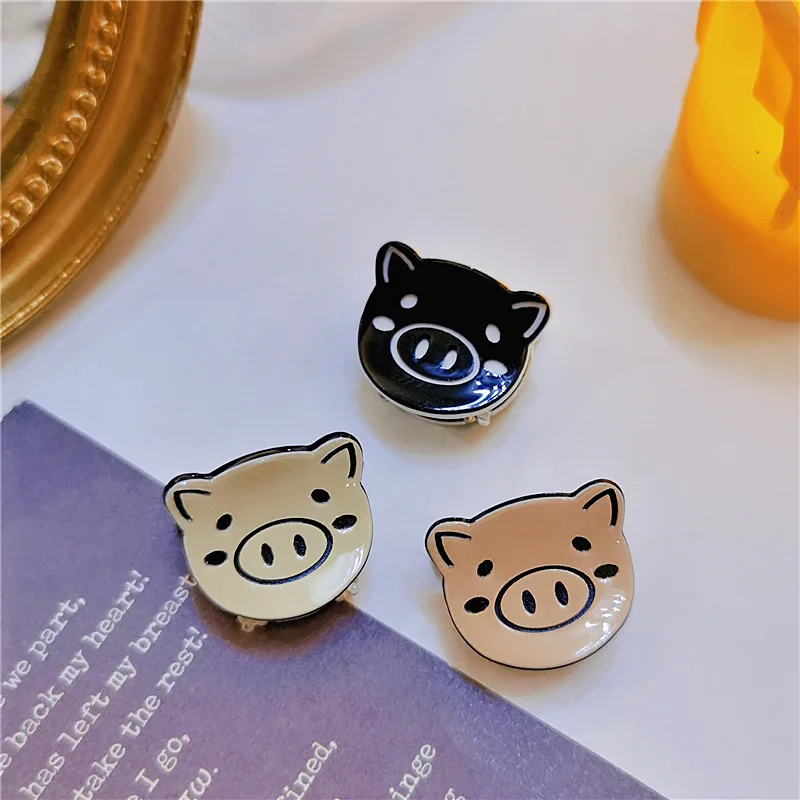 

3PC Korean Kawaii Cute Pig Hair Clip Claw Clamp for Women Girls Kids Hairpin Crab Headband Hair Gift Accessories Headwear