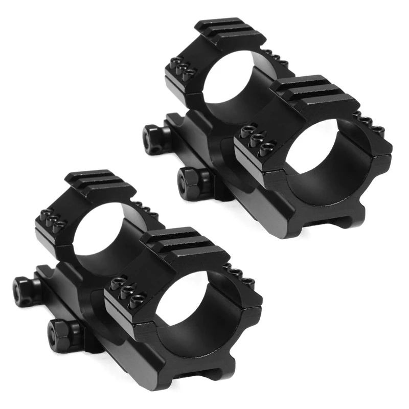

2X Dual PEPR 1 Inch/30Mm Ring Cantilever Scope Flat Top Picatinny/Weaver Rail Mount