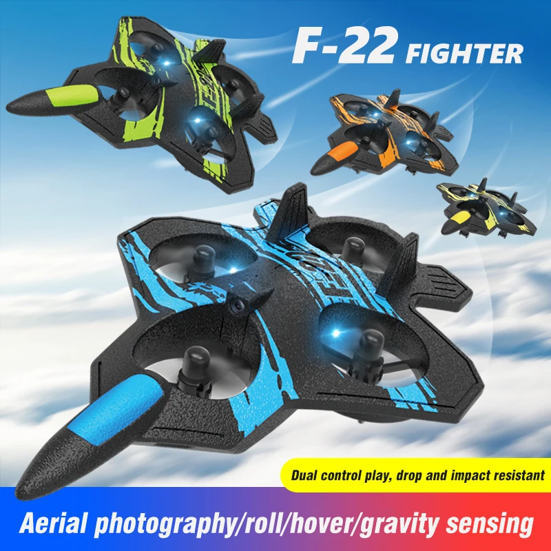 

Foam Aircraft Stunt Flipping 2.4 G Fixed-Altitude Hover Aerial Remote-Controlled Fighter Glide Fixed Wing Aircraft Children Toy