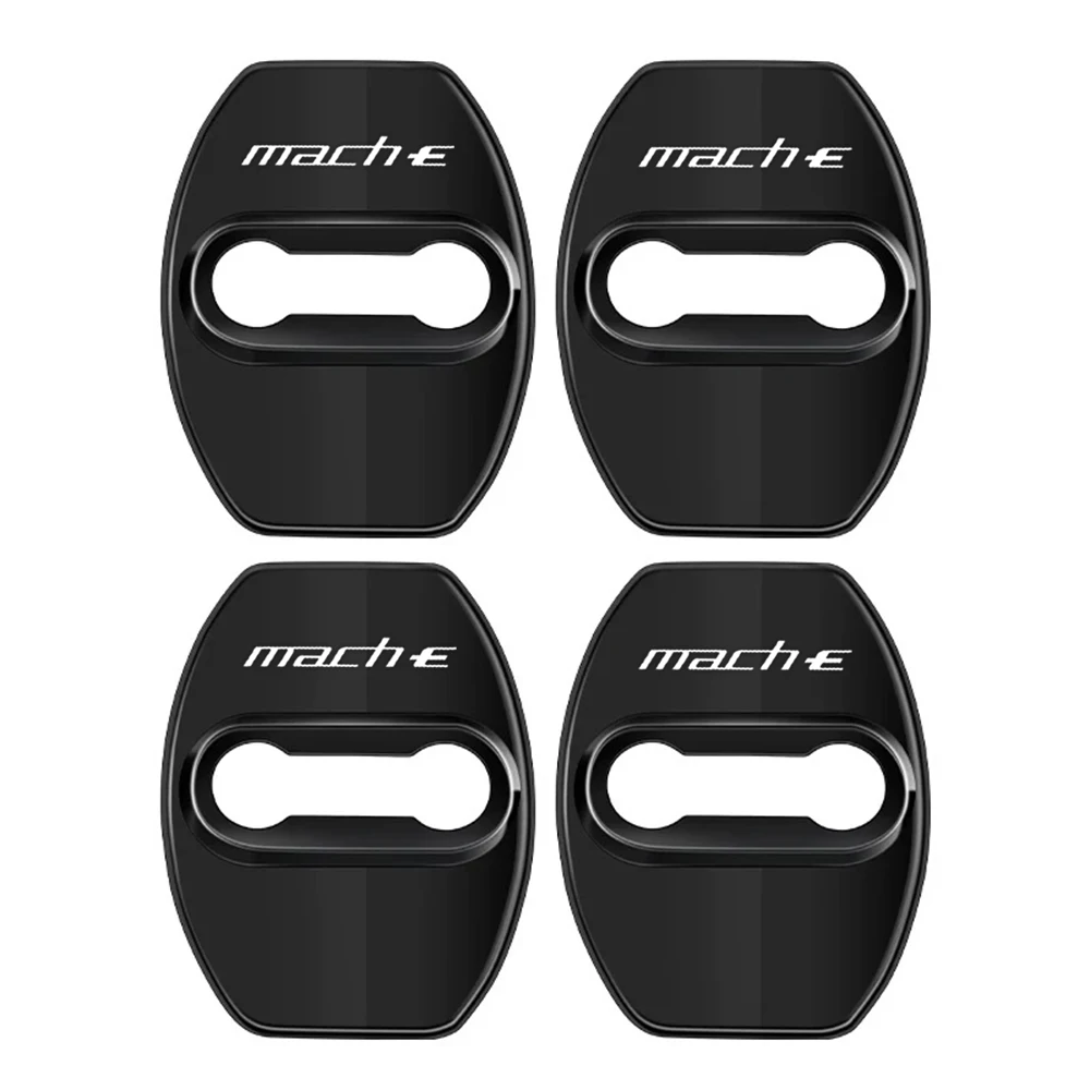 

4 шт., защитный чехол с пряжкой для дверного замка автомобиля, антикоррозийный, водонепроницаемый для Ford Electric Horse Mustang Mach-E, аксессуары для стайлинга автомобилей