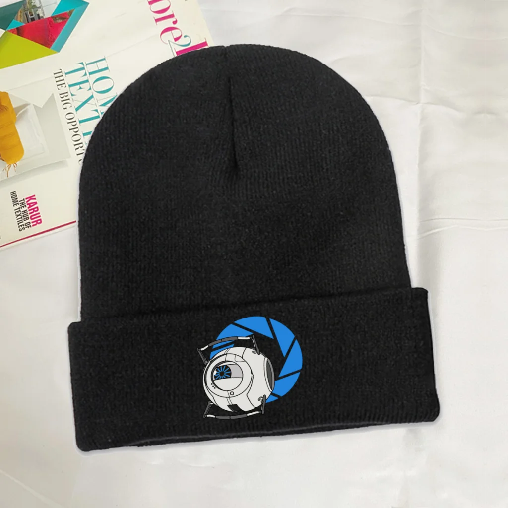 Вязаная шапка портал Game Chell Atlas P-Body зимние теплые облегающие шапки Wheatley модная