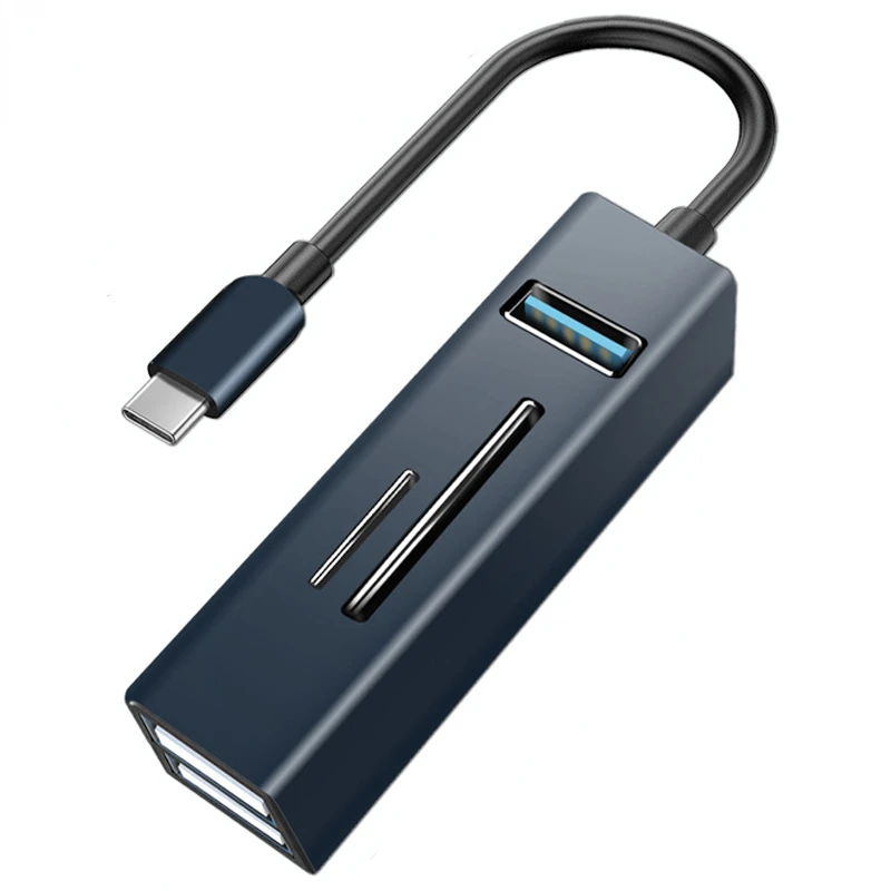 

USB HUB C 3.0 Otg Adapter Type C 5 In 1 Multi Usb Splitter Port For Macbook Laptop Pc Computer Accessories Tf Sd Card Reader 2.0