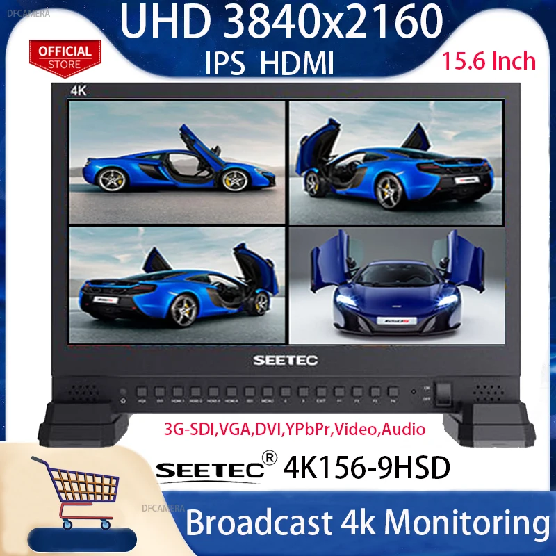 SEETEC 4K156-9HSD UHD 3840x216 0 IPS Quad Разделенный экран с поддержкой 3G SDI VGA DVI
