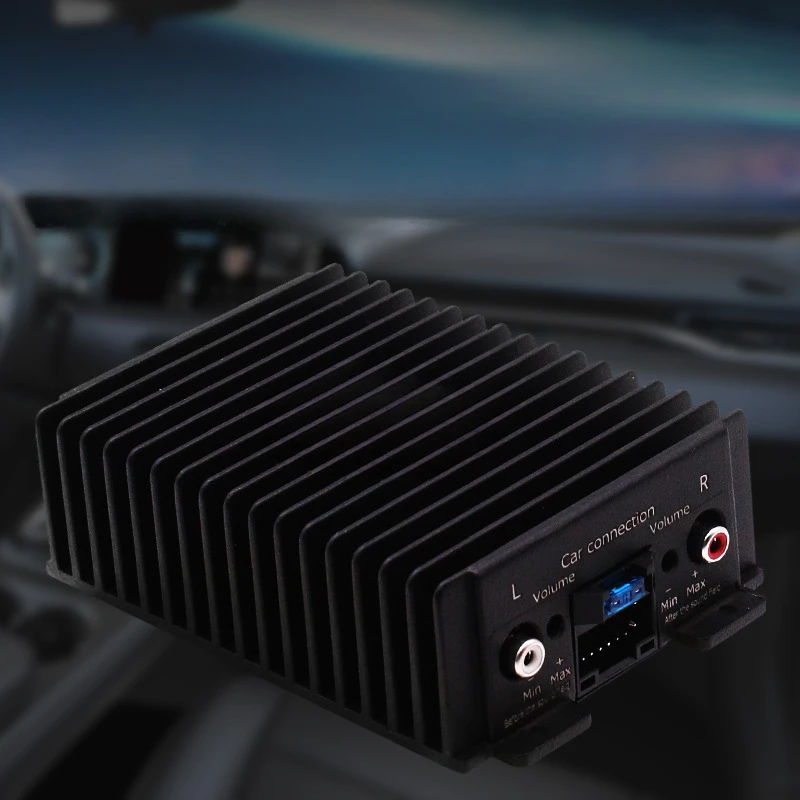 Podofo HIFI Профессиональный усилитель DSP RY-125AB Аудио Стерео 4*80 Вт Высококачественная