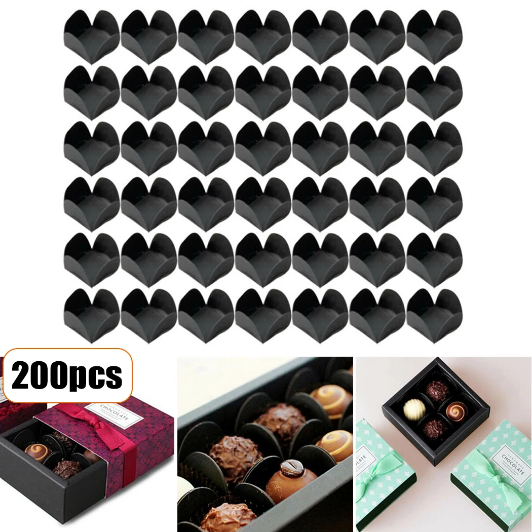 

200Pcs Acrylic Chocolate Holder Candy Packaging Balls Mini Clear Chocolate Box Truffle Holder Candy DIY Bouquet علب شوكلاته