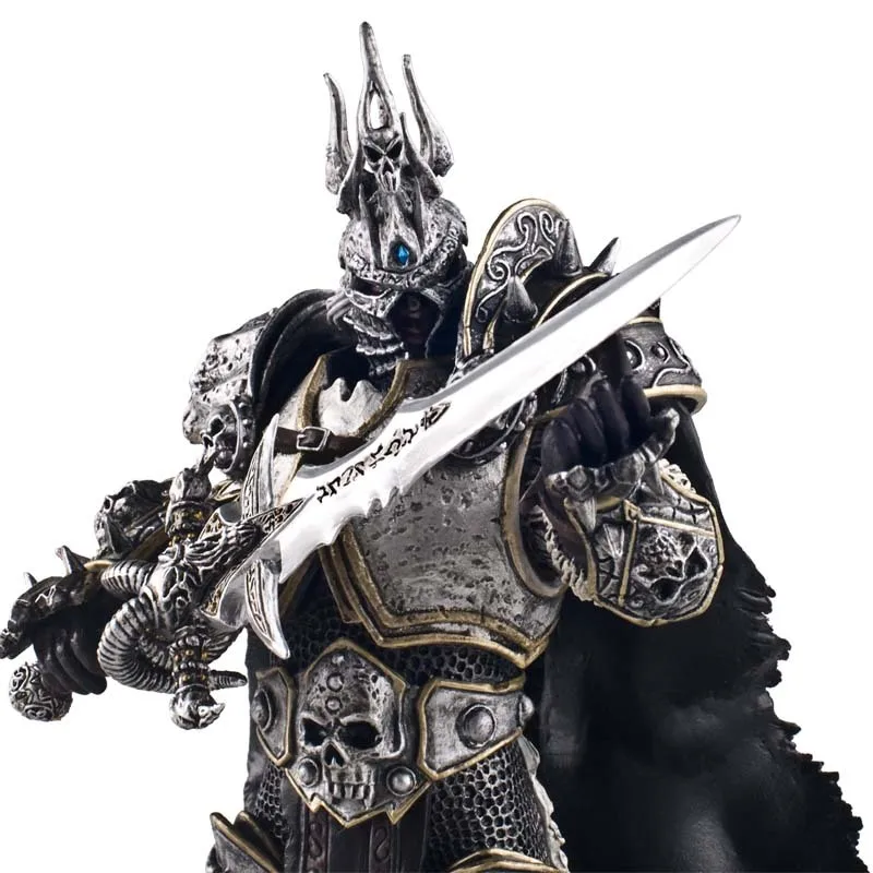 

Экшн-игрушка World Of Warcraft фигурки личи Кинг-Артас Коллекционная кукла Рыцарь смерти модель игровая фигурка игрушки для детей Декор