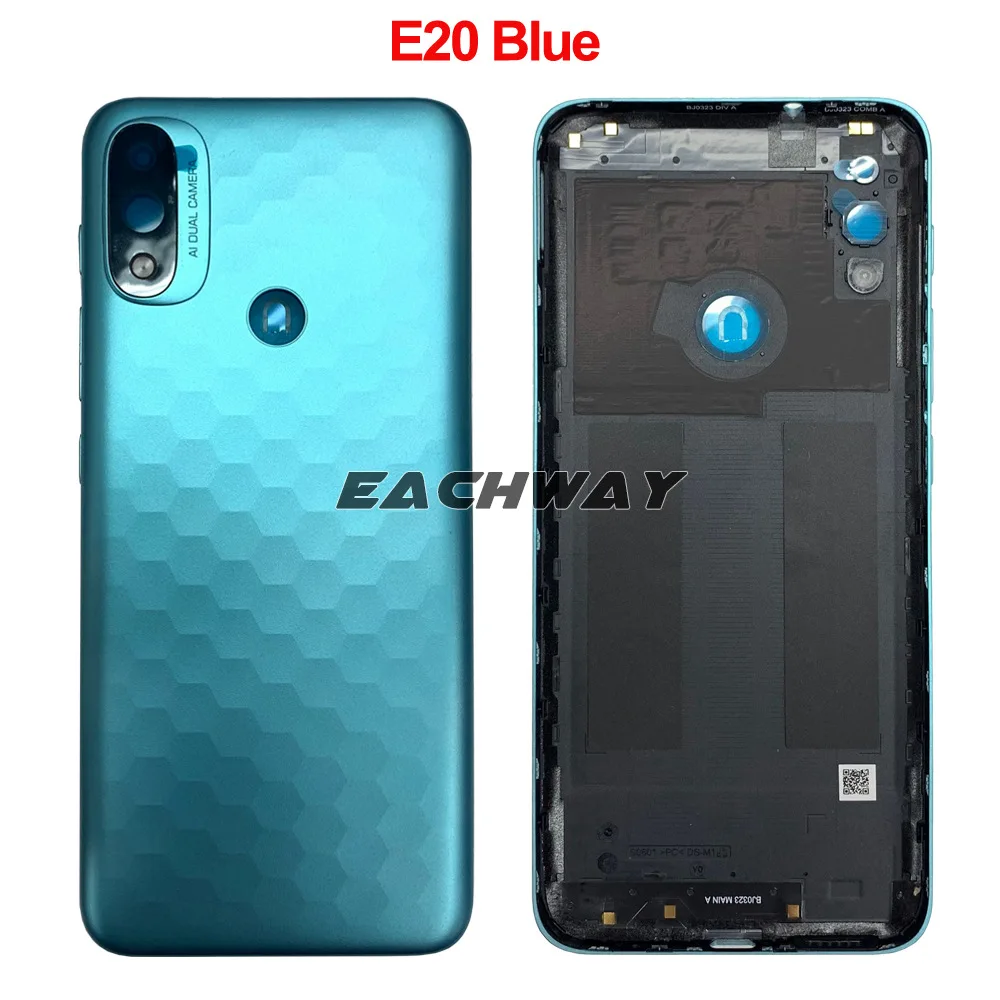 Новый 6 5 &quotдля Motorola Moto E20 крышка батарейного отсека для E40 задняя корпус с