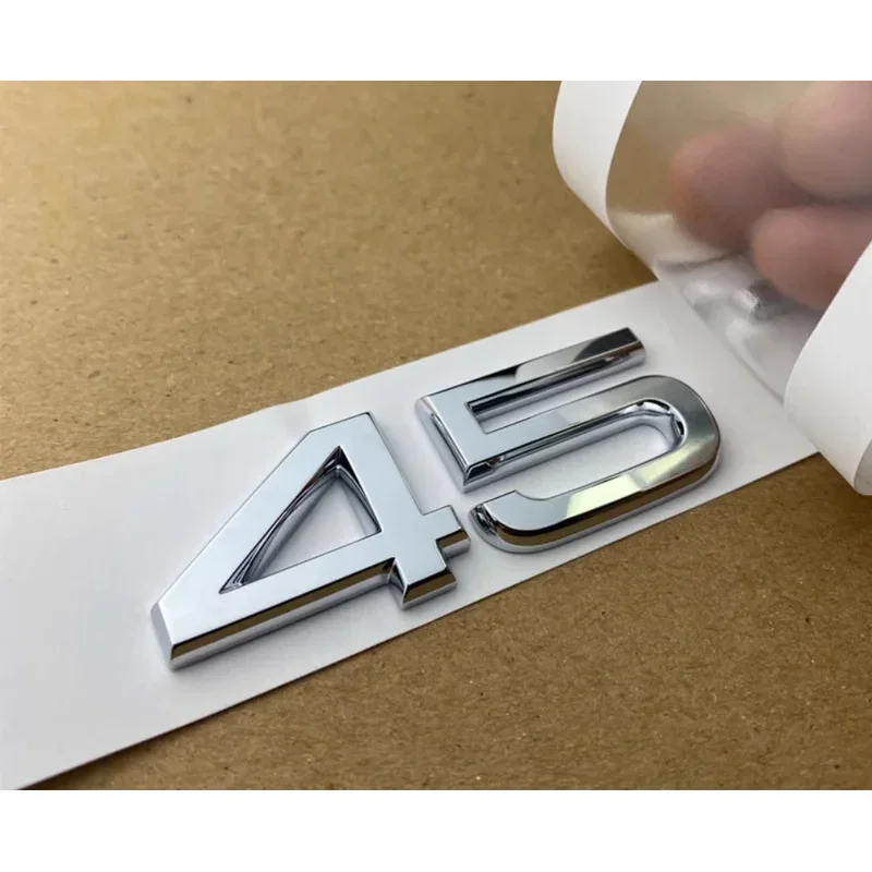 Фото 3D наклейка на автомобиль из ABS-пластика для 2.0 2.5 3.0 4.0 TDI 30 35 40 45 50 55 TDI A4 A5 A6 A7 A8 Q5 Q7, эмблема с буквами, декоративный значок на задний багажник. №4