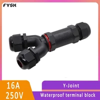 wiring terminal ip68 y joint rainproof cable outdoor tee butt connector wire terminals electrical splitter waterproof connector