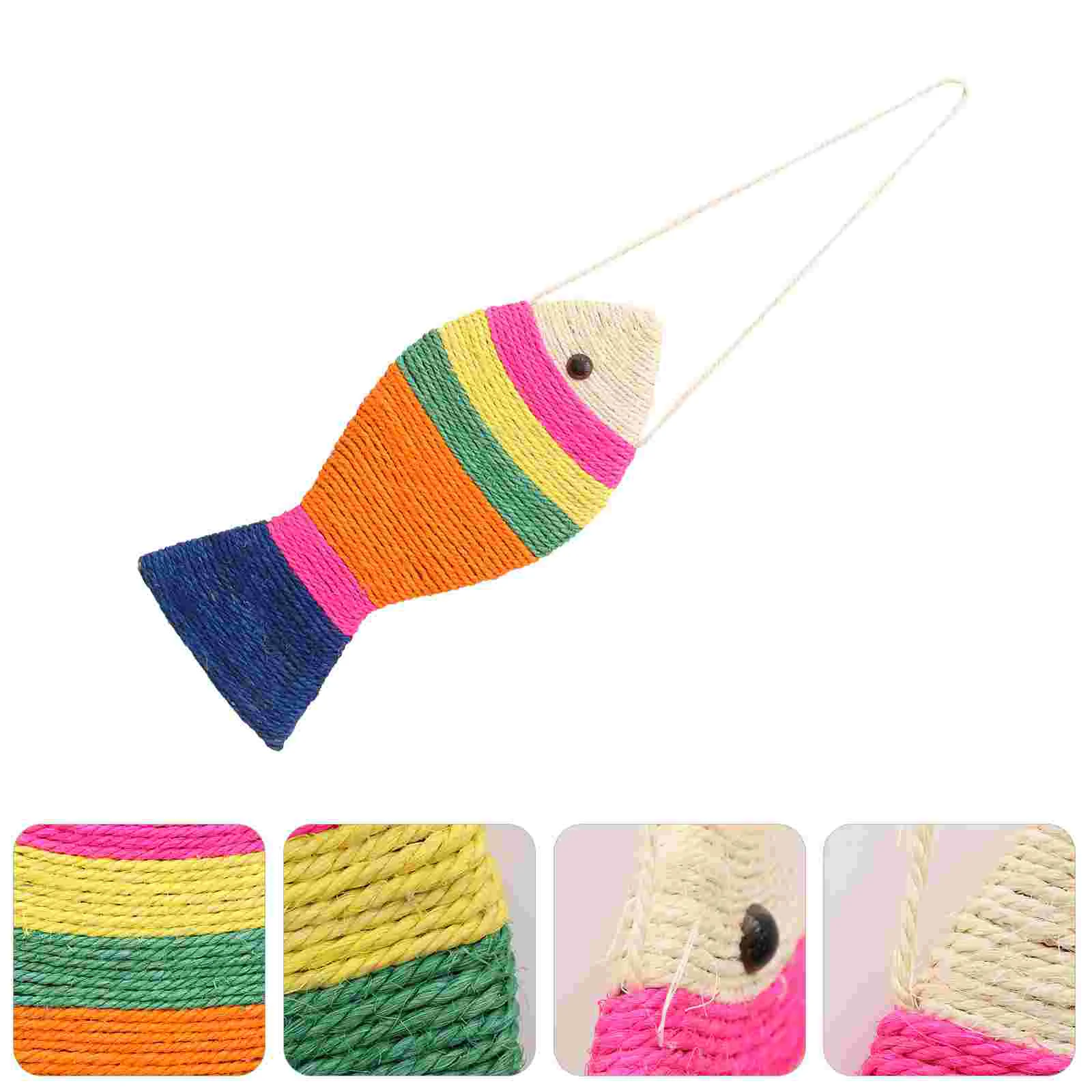 

Cat Scratching Pad Scratcherscratch Board Cats Cardboard Mat Hanging Sisal Kitten Indoorcarpet House Scratchers Cute Pet Play