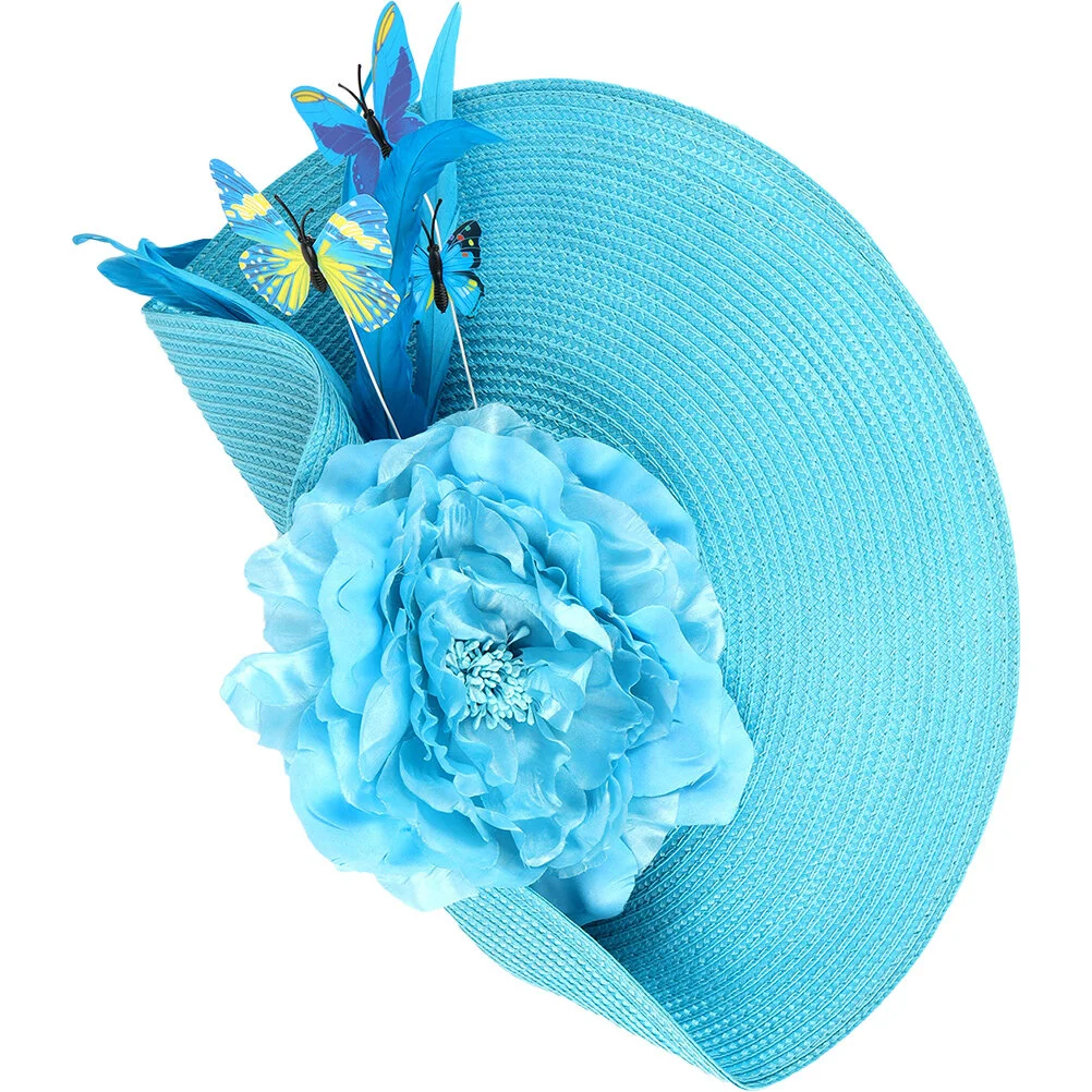 

Соломенная женская Вуалетка, Женская повязка на голову, шляпа, банкетный головной убор, тканевые головные уборы, женские повязки