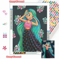 diy cartoon diamond painting kits fantasy girl beauty princess full drill mosaic embroidery rhinestone home decor wall art gifts